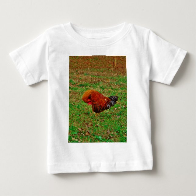 T-shirt Pour Bébé Préparation du coq (Devant)