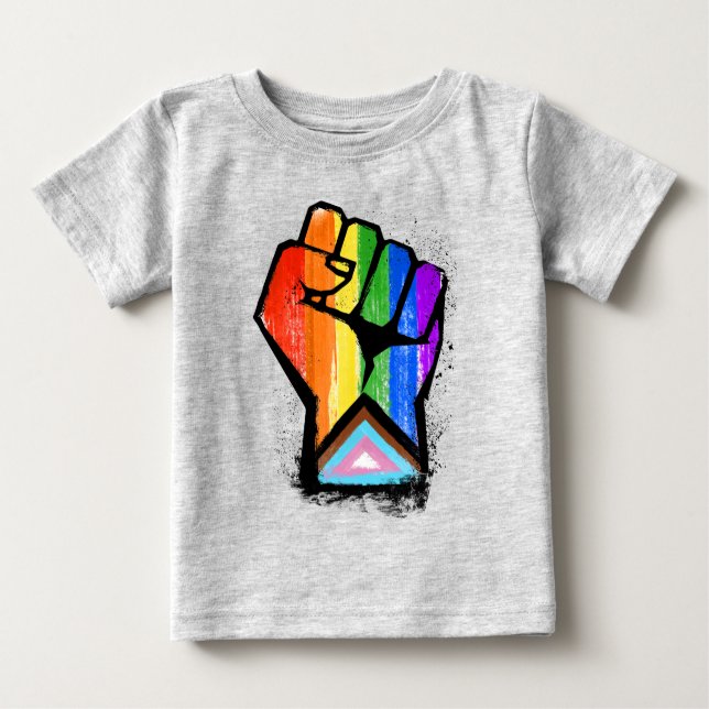 T-shirt Pour Bébé Prière de progrès (Devant)