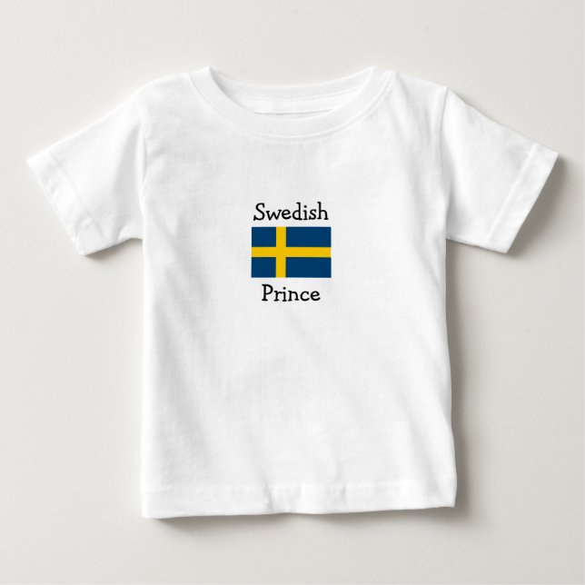 T-shirt Pour Bébé Prince suédois (Devant)