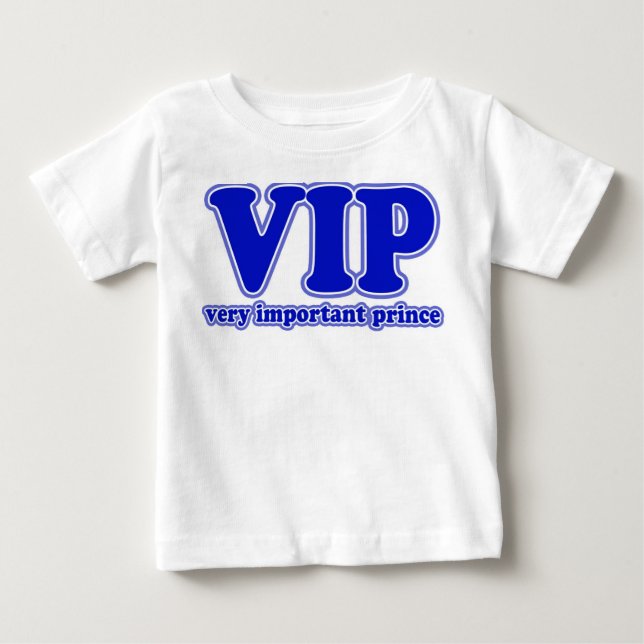 T-shirt Pour Bébé Prince très important (Devant)