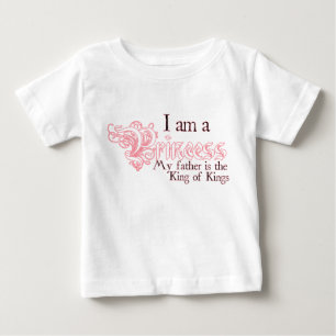 T-shirt Pour Bébé Princess King of Kings petite fille tee
