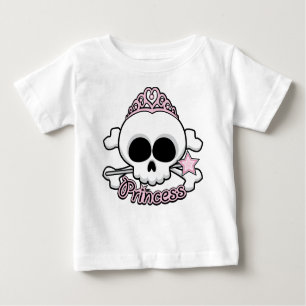 T-shirt Pour Bébé Princess Skull