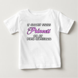 T-shirt Pour Bébé Princesse