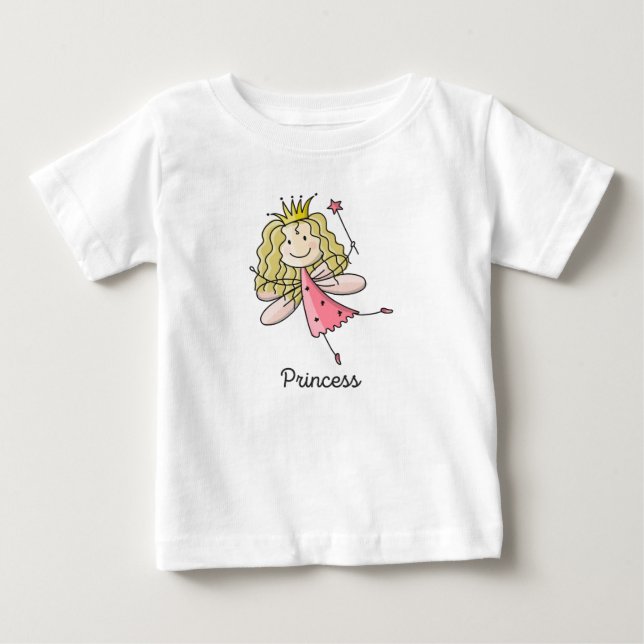 T-shirt Pour Bébé Princesse  (Devant)