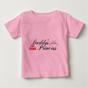 T-shirt Pour Bébé Princesse à cou rouge