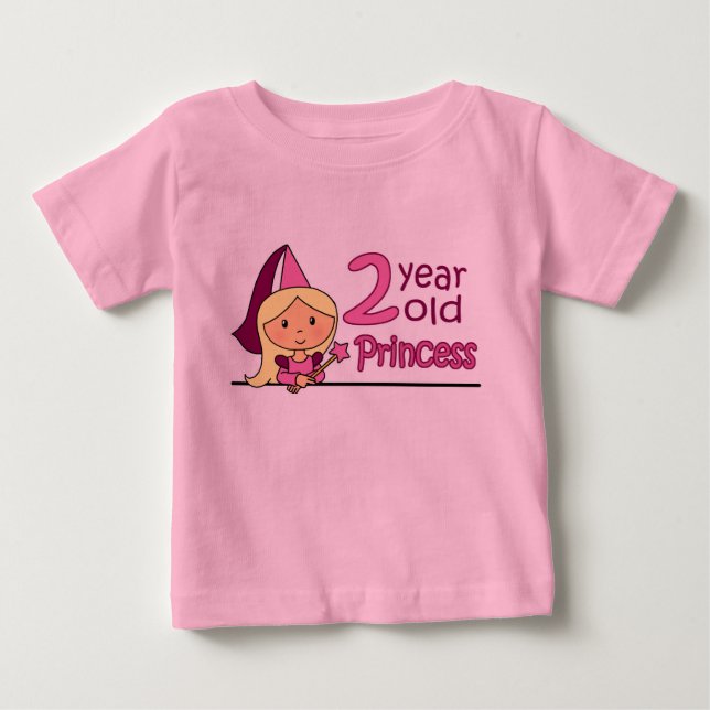T-shirt Pour Bébé Princesse Âge 2 (Devant)