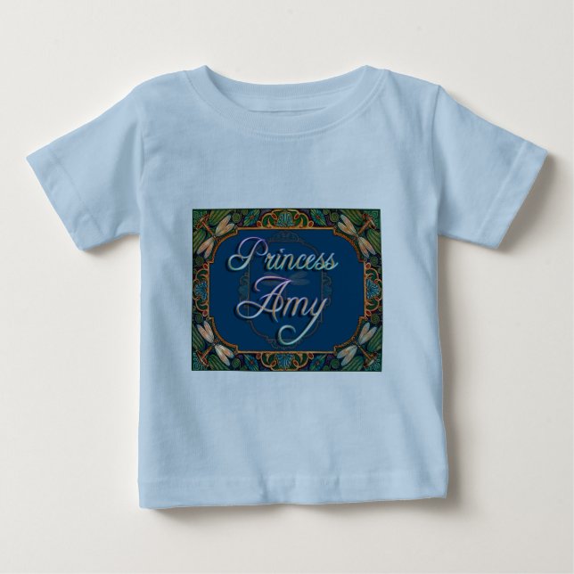 T-shirt Pour Bébé Princesse Amy (Devant)