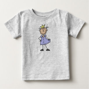 T-shirt Pour Bébé Princesse Avec Chemise De Couronne