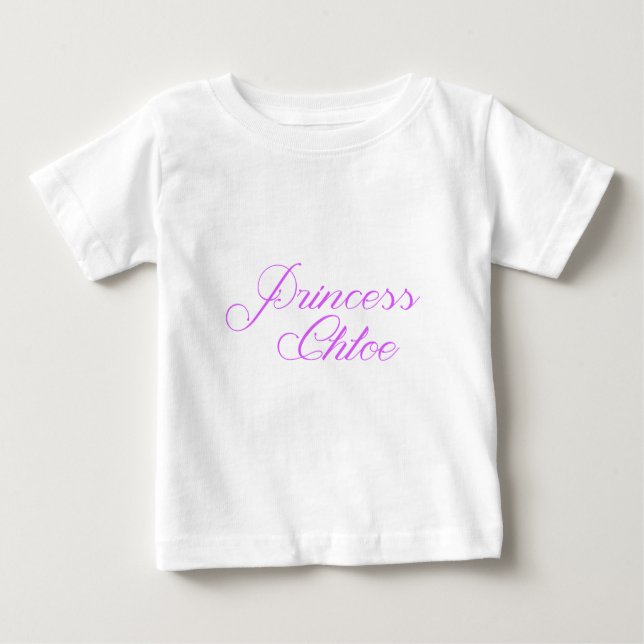 T-shirt Pour Bébé Princesse Chloe (Devant)