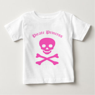T-shirt Pour Bébé Princesse Crossbones de pirate