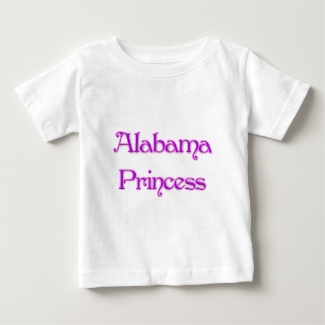 T-shirt Pour Bébé Princesse d'Alabama (Devant)