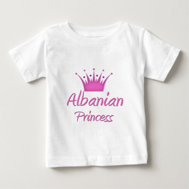 T-shirt Pour Bébé Princesse d'Albanie (Devant)