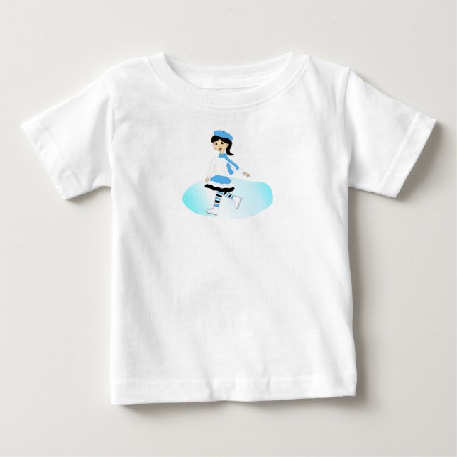 T-shirt Pour Bébé Princesse de glace (Devant)