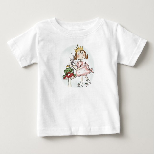 T-shirt Pour Bébé Princesse de la grenouille (Devant)