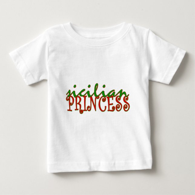 T-shirt Pour Bébé Princesse de Sicile (Devant)