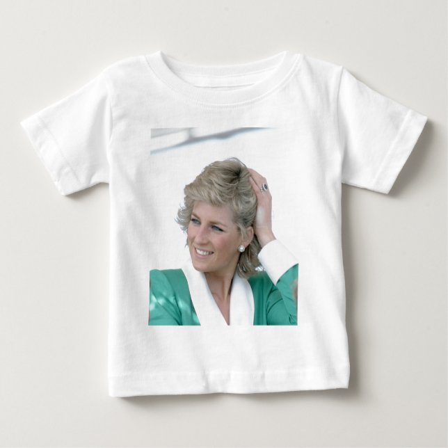 T-shirt Pour Bébé Princesse Diana Australie 1988 (Devant)