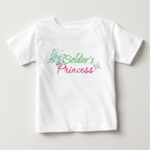 T-shirt Pour Bébé Princesse du soldat