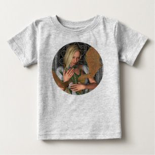 T-shirt Pour Bébé Princesse et Dragon