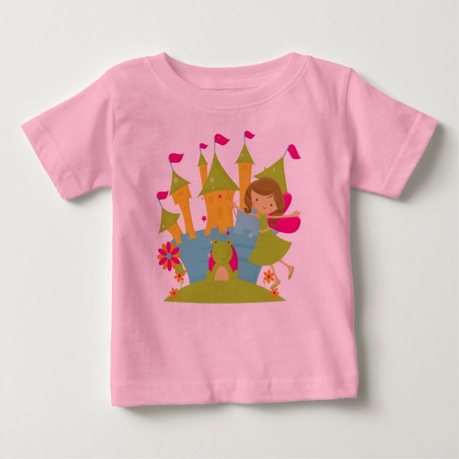 T-shirt Pour Bébé Princesse fée brune bébé tutu bodysuit (Devant)