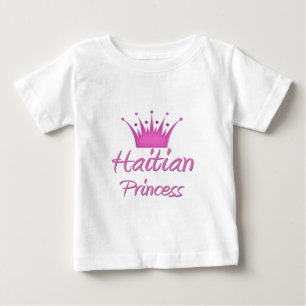 T-shirt Pour Bébé Princesse haïtienne