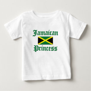 T-shirt Pour Bébé Princesse jamaïcaine