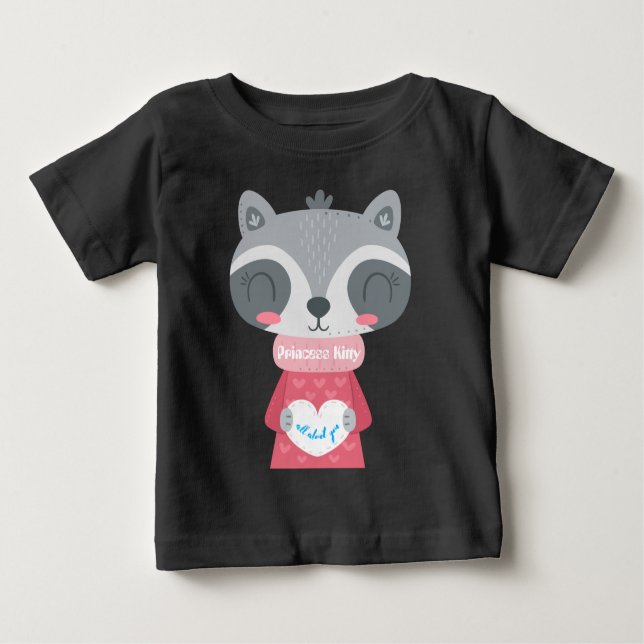 T-shirt pour bébé Princesse Kitty (Devant)