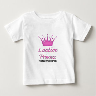 T-shirt Pour Bébé Princesse laotienne