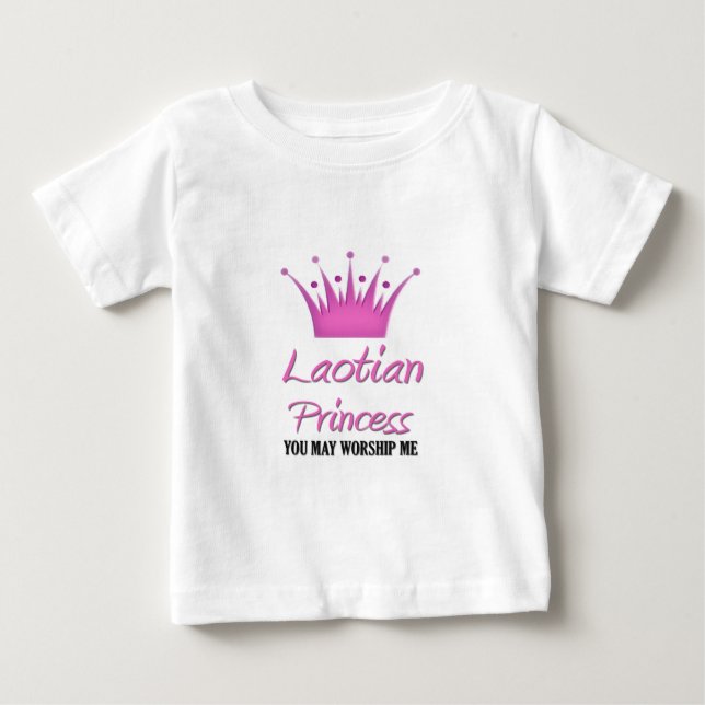T-shirt Pour Bébé Princesse laotienne (Devant)