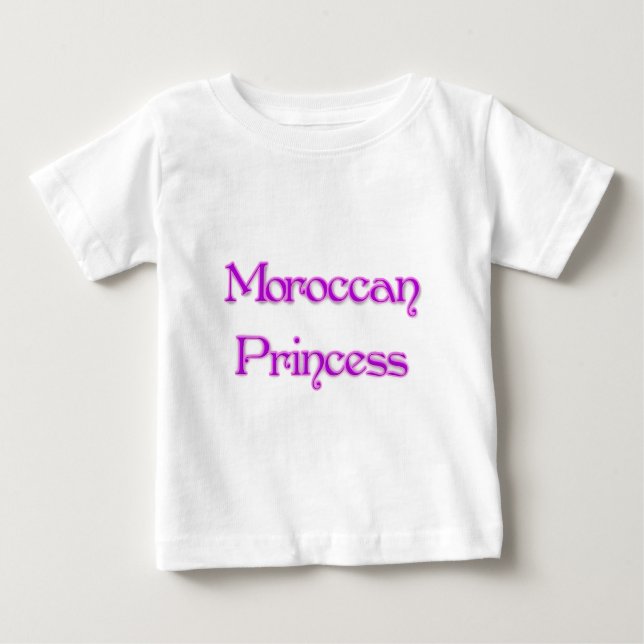 T-shirt Pour Bébé Princesse marocaine (Devant)