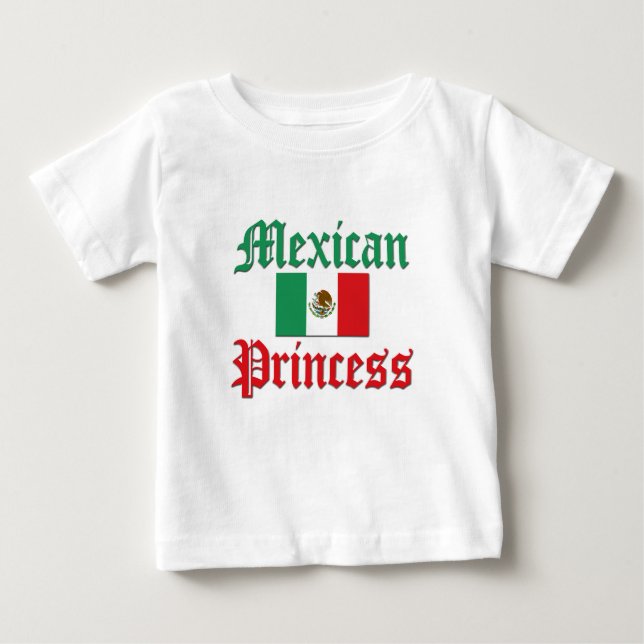 T-shirt Pour Bébé Princesse mexicaine (Devant)