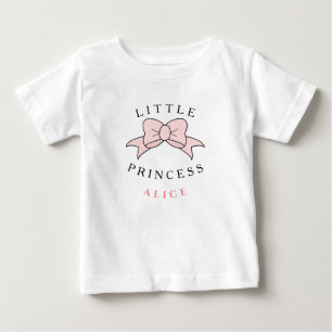 T-shirt Pour Bébé Princesse Moderne Personnalisée Bébé Fille