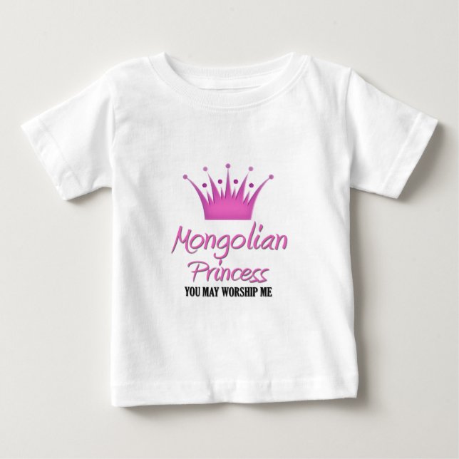 T-shirt Pour Bébé Princesse mongole (Devant)