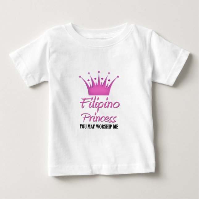 T-shirt Pour Bébé Princesse philippine (Devant)