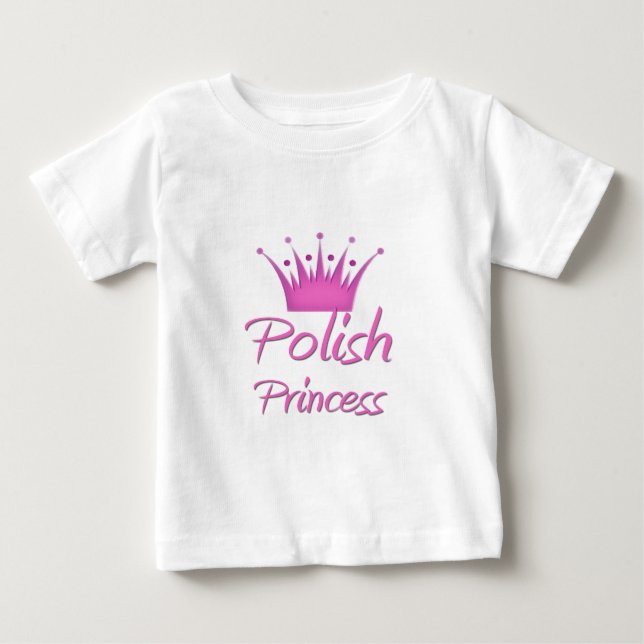 T-shirt Pour Bébé Princesse polonaise (Devant)