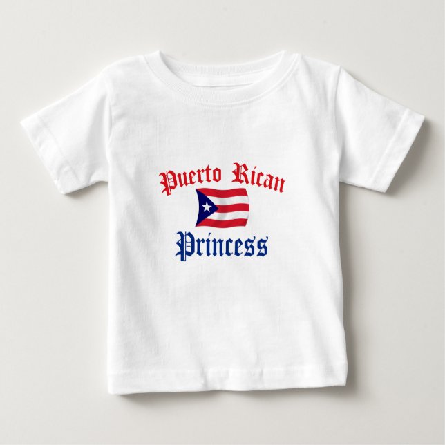 T-shirt Pour Bébé Princesse portoricaine (Devant)