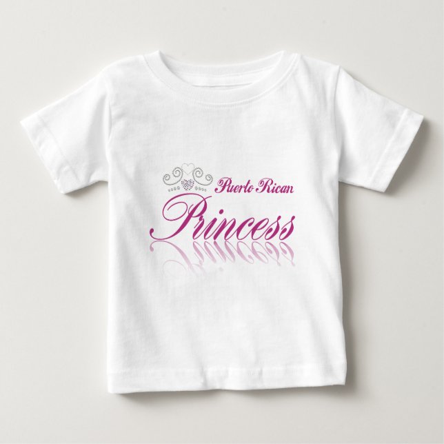 T-shirt Pour Bébé Princesse portoricaine (Devant)