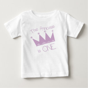 T-shirt Pour Bébé Princesse Premier anniversaire
