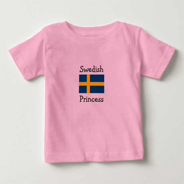 T-shirt Pour Bébé Princesse suédoise (Devant)