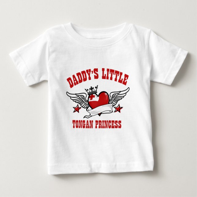 T-shirt Pour Bébé princesse tongan (Devant)