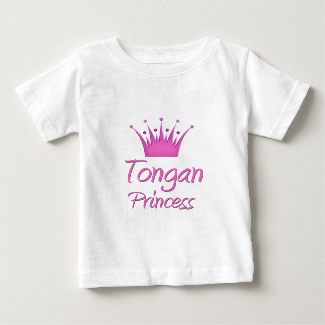 T-shirt Pour Bébé Princesse Tongan (Devant)