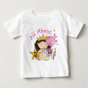 T-shirt Pour Bébé Princesse Tout sur moi 2e anniversaire