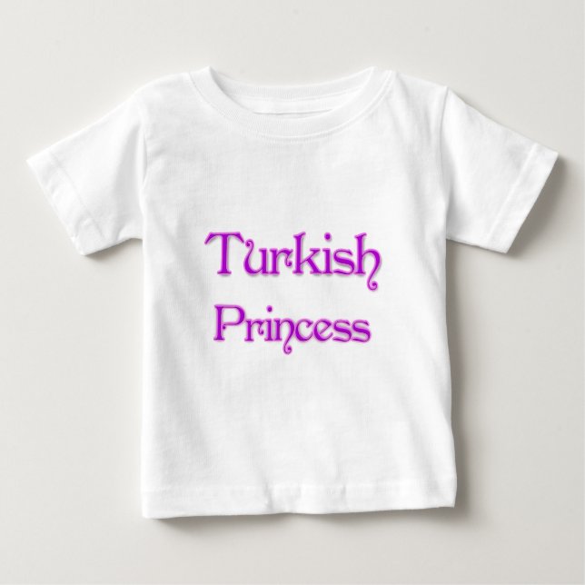 T-shirt Pour Bébé Princesse turque (Devant)