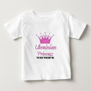 T-shirt Pour Bébé Princesse ukrainienne