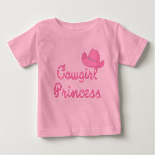T-shirt Pour Bébé Princesse With Pink Hat Shirts de cow-girl