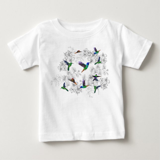 T-shirt Pour Bébé Printemps 1 (Devant)