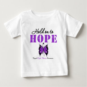 T-shirt Pour Bébé Prise de mucoviscidose dessus à l'espoir