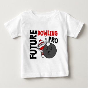 T-shirt Pour Bébé Pro singe de chaussette de futur bowling