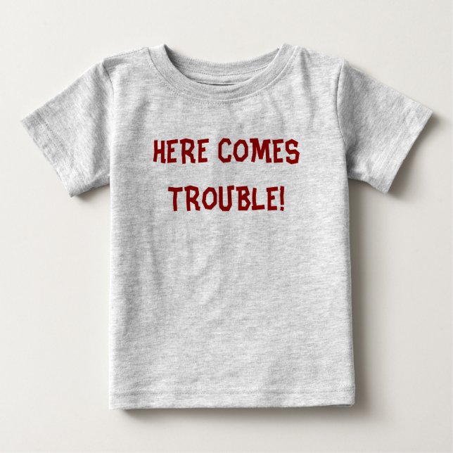 T-SHIRT POUR BÉBÉ PROBLÈME (Devant)
