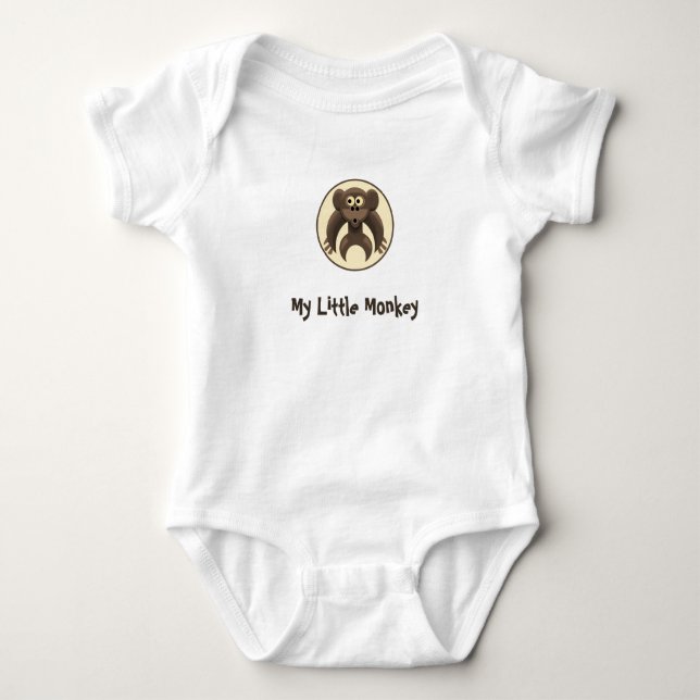 T-shirt Pour Bébé Produits du logo Monkeypit (Devant)