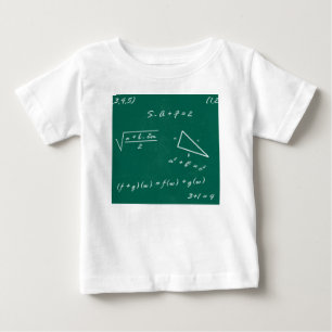 T-shirt Pour Bébé professeur de mathématiques algebra geek